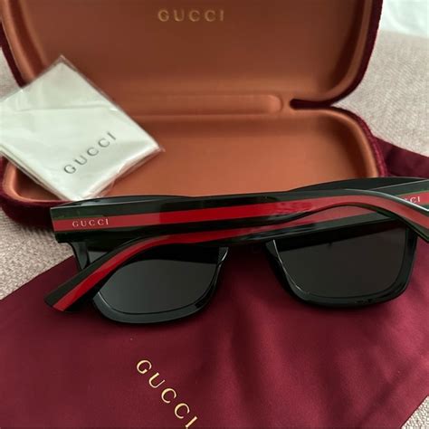 gucci neon green sunglasses|Gucci sunglasses red green stripe.